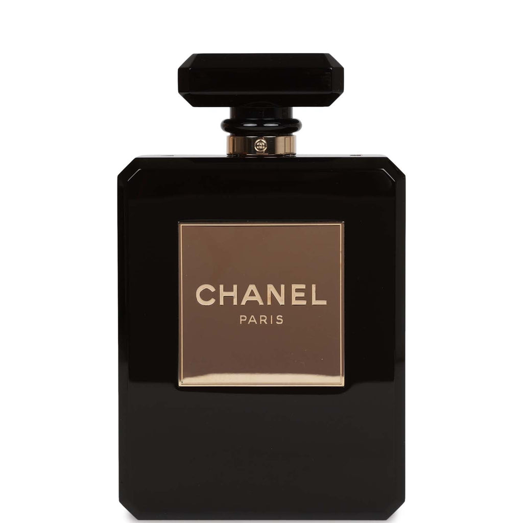 Chanel Evening Bag No. 5 Perfume Bottle Black/Gold - US