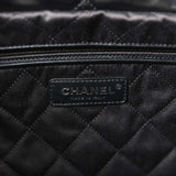 Chanel Medium 22 Bag SO Black Calfskin Aged Black Hardware