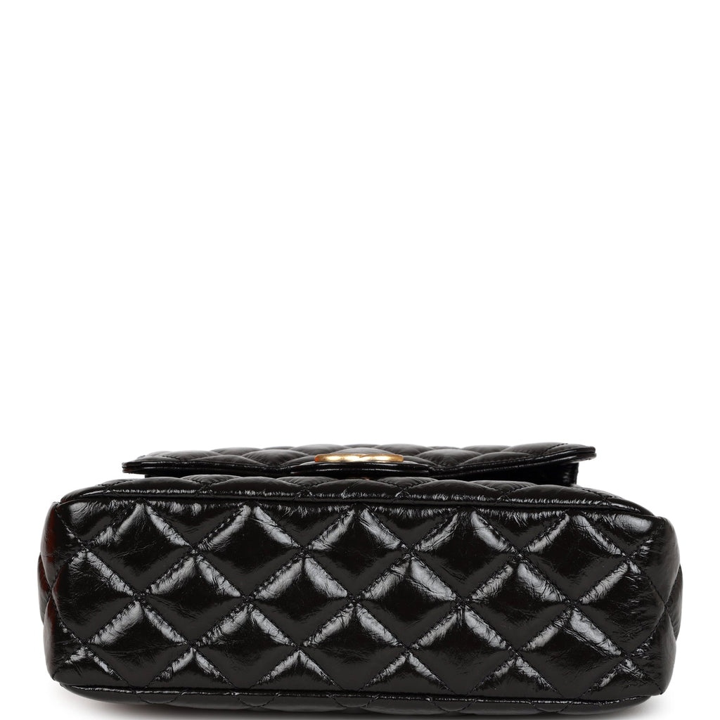 chanel mini wallet on chain black caviar