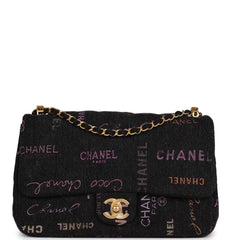 Chanel Vintage Suede Medium Flap Bag Chain CC Turnlock Crossbody