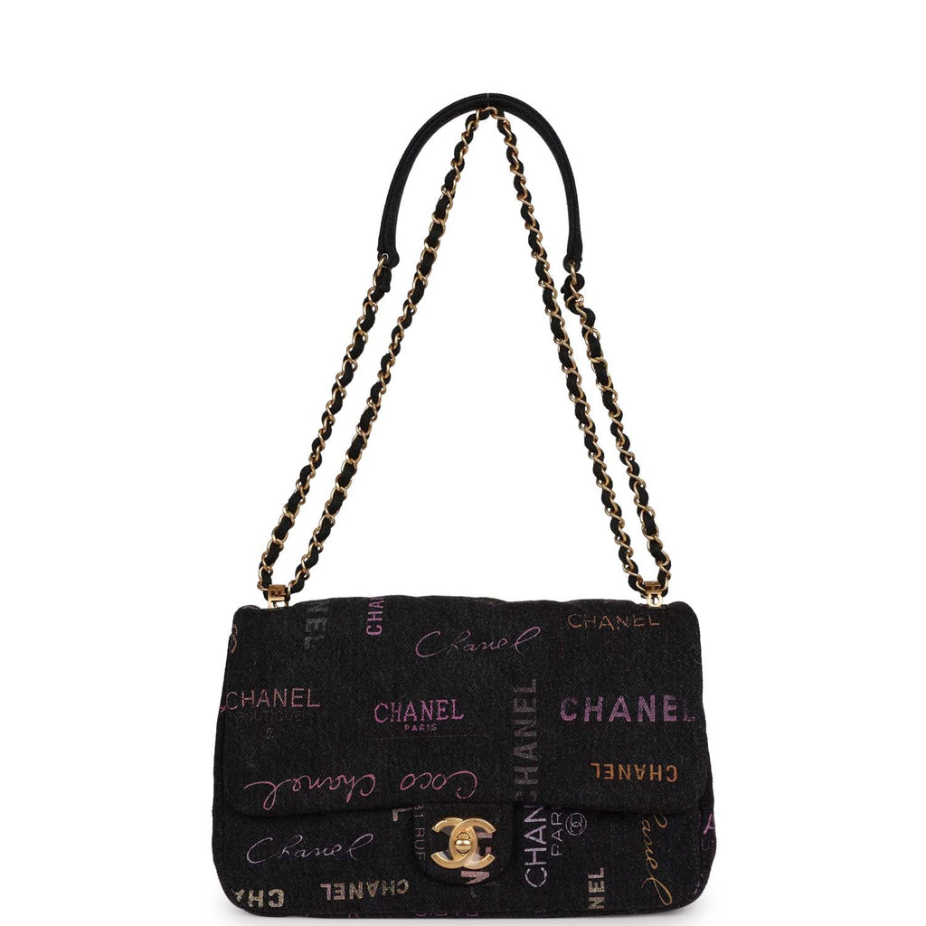 Chanel 19 Shopping Bag Quilted Leather East West Black