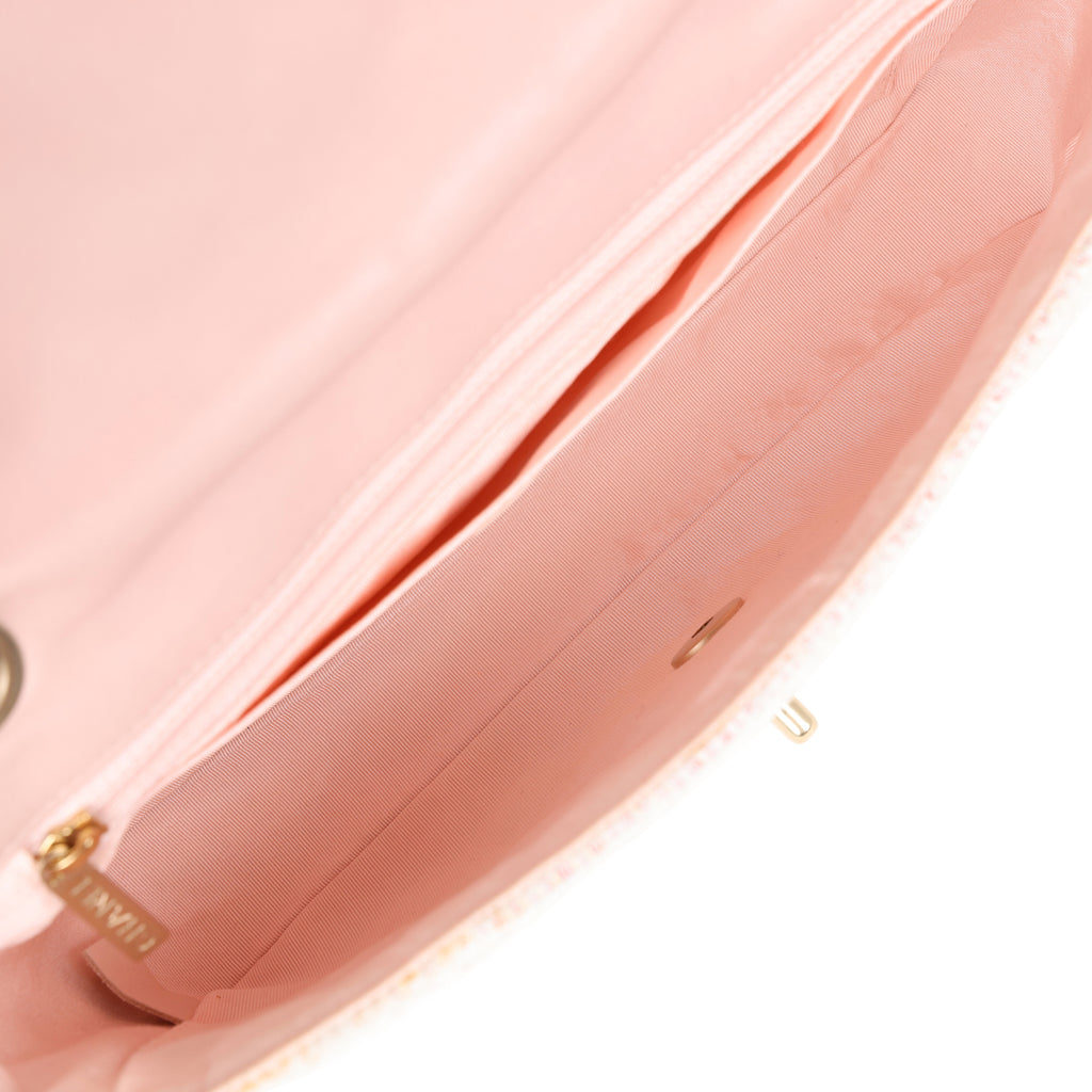 Chanel Pink Quilted Lambskin Leather Shoulder Bag