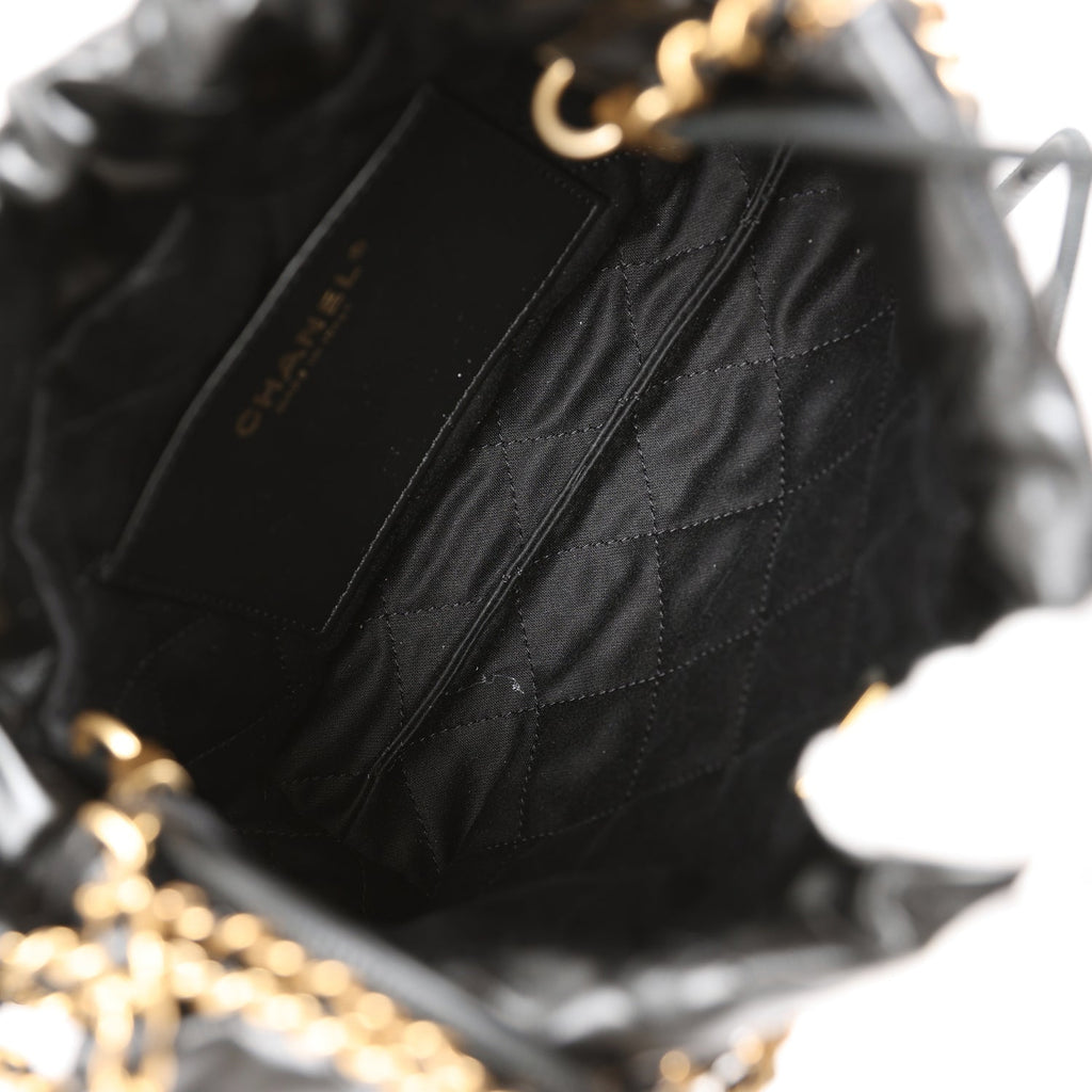Chanel Small 22 Bag Blue Caviar Gold Hardware – Madison Avenue Couture