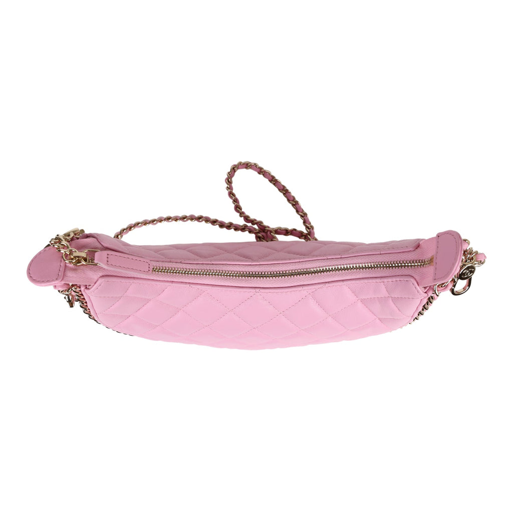 chanel pink handbag new