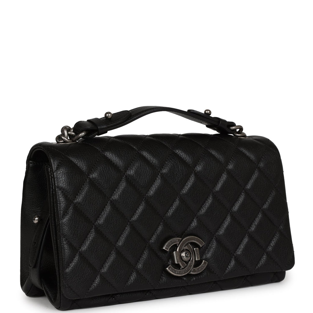 Chanel Lambskin Quilted Tote Black - Luxury In Reach