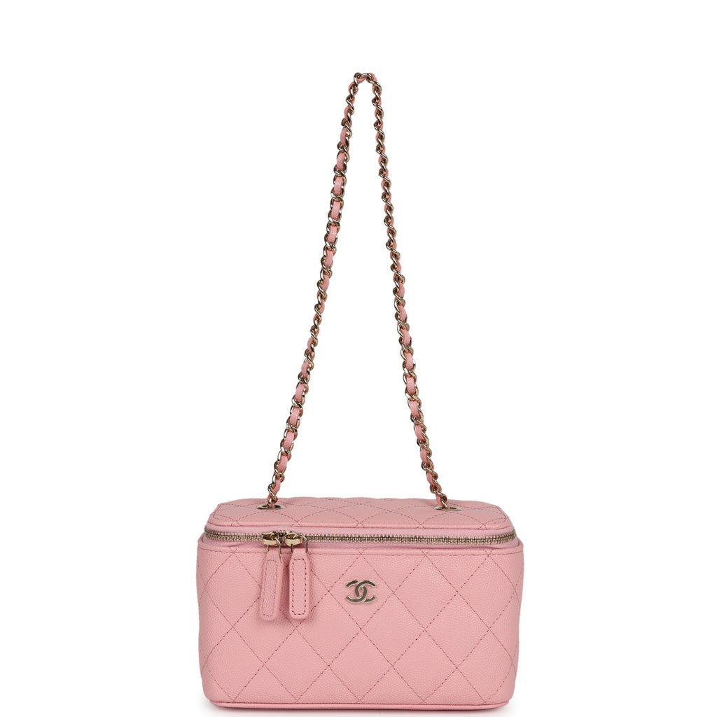 Chanel Light Pink Quilted Grained Calfskin Mini Vanity With Chain Gold  Hardware, 2021 Available For Immediate Sale At Sotheby's