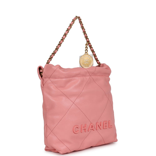 Vintage Chanel Kelly Handle Flap Bag Pink Caviar Gold Hardware – Madison  Avenue Couture