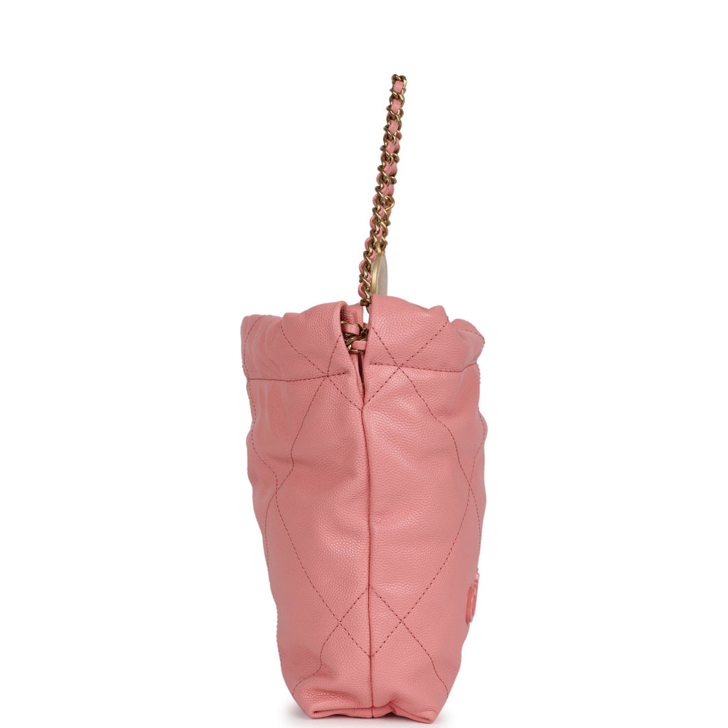 Chanel Gabrielle Hobo Bag Pink Calfskin - Nice Bag™