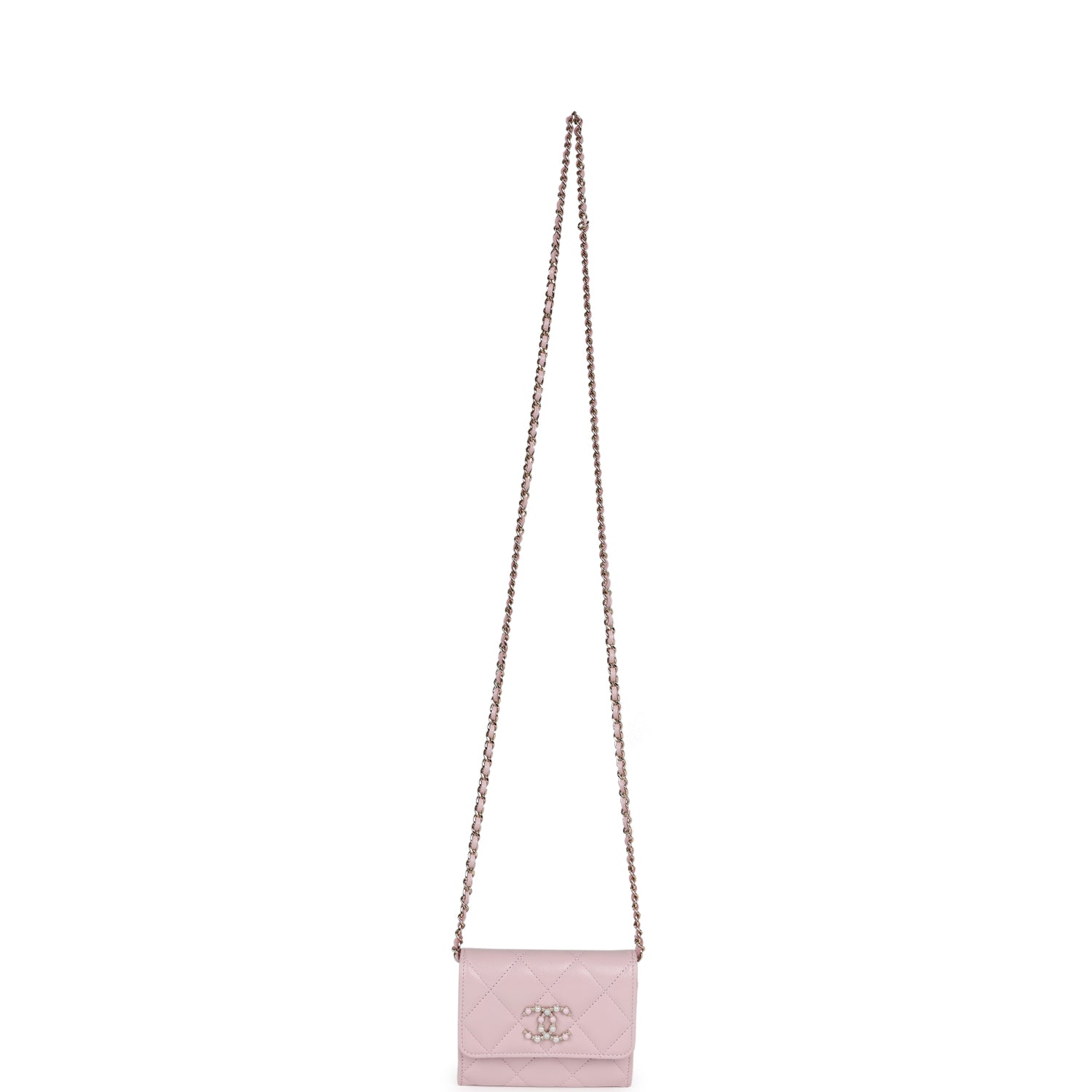 Chanel Mini Crossbody Pink Caviar Light Gold Hardware Madison Avenue
