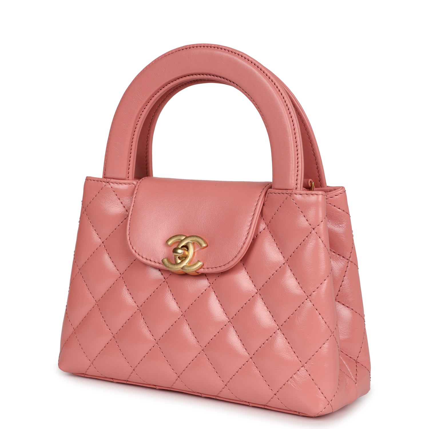 KELLY SHOPPING BAG 19 IN LIGHT PINK CALFSKIN GOLD HARDWARE main image 1