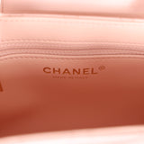 Chanel Small Kelly Shopper Light Pink Shiny Aged Calfskin Brushed Gold Hardware