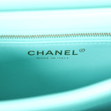 Chanel Mini Trendy CC Bag Turquoise Lambskin Light Gold Hardware