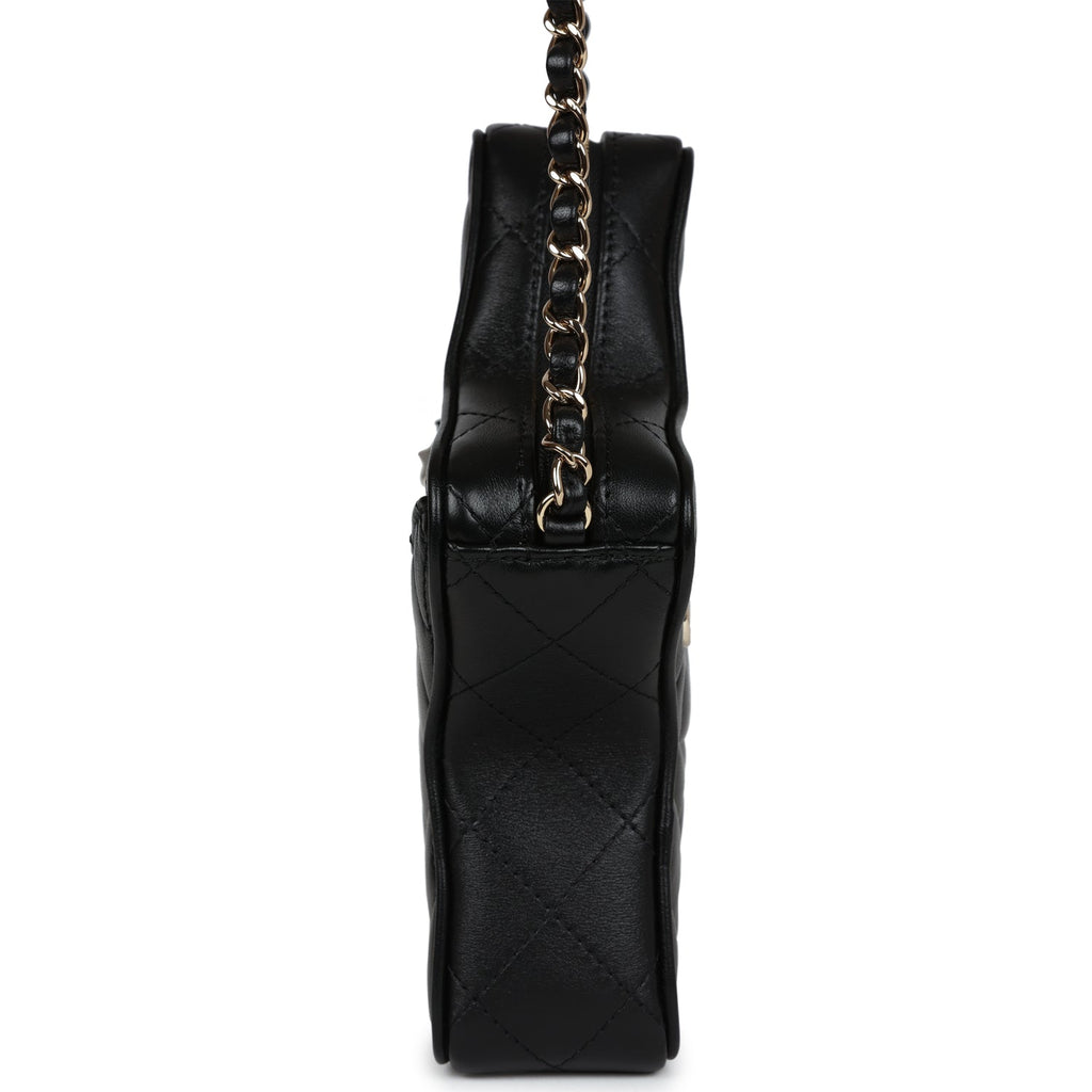 Chanel Star Bag Black Lambskin Light Gold Hardware