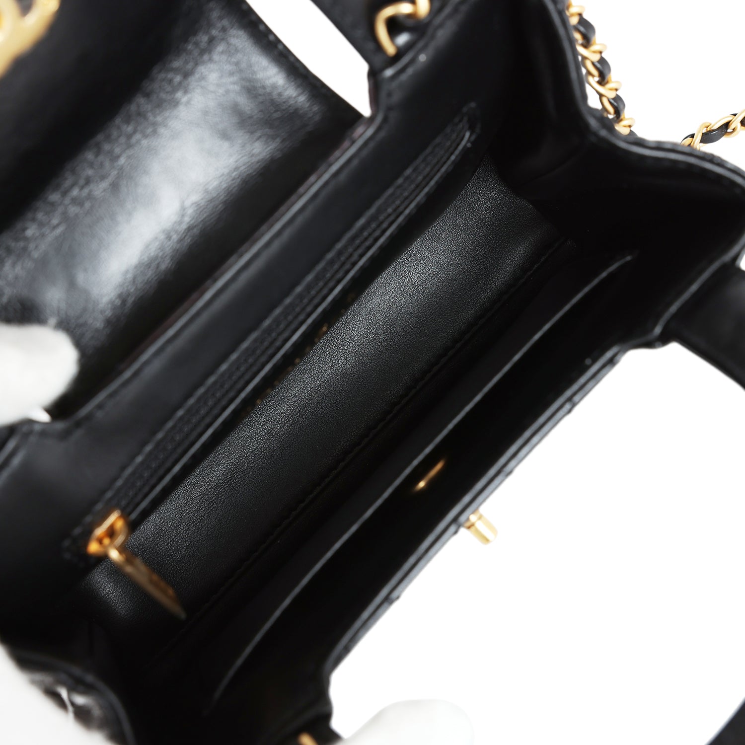 KELLY SHOPPING BAG 19 IN BLACK CALFSKIN GOLD HARDWARE main image 0