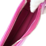 Chanel Mini Hobo Bag Hot Pink Metallic Goatskin Silver Hardware
