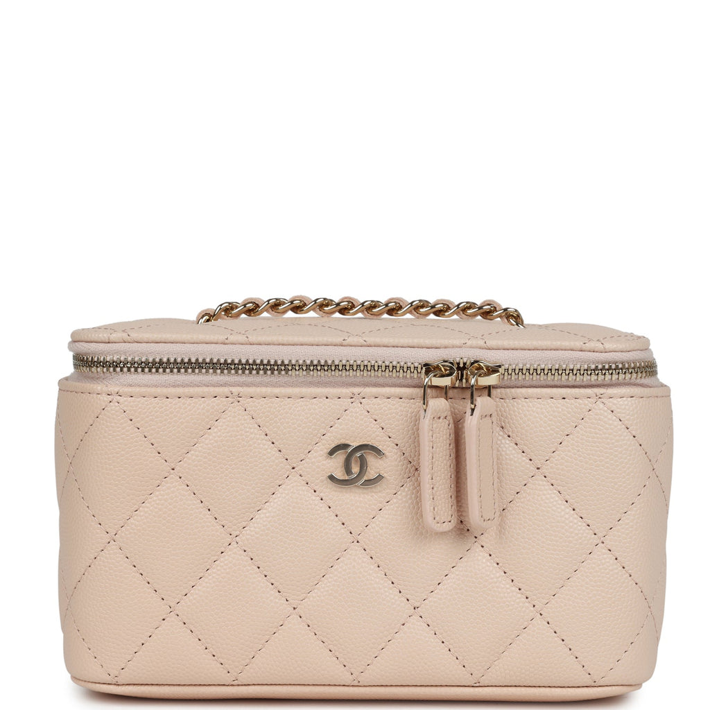 Chanel Vanity Bag Beige Chanel Small Vanity Case Light Beige