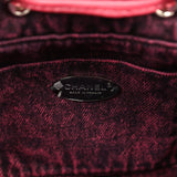 Chanel Denimpression Urban Spirit Backpack Pink Washed Denim Silver Hardware