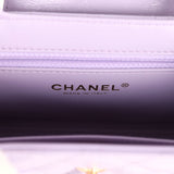Chanel Small Kelly Shopper Light Purple Shiny Aged Calfskin Brushed Gold Hardware