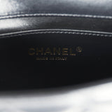 Chanel Small Perfect Fit Flap Bag Black Shiny Calfskin Brushed Gold Hardware