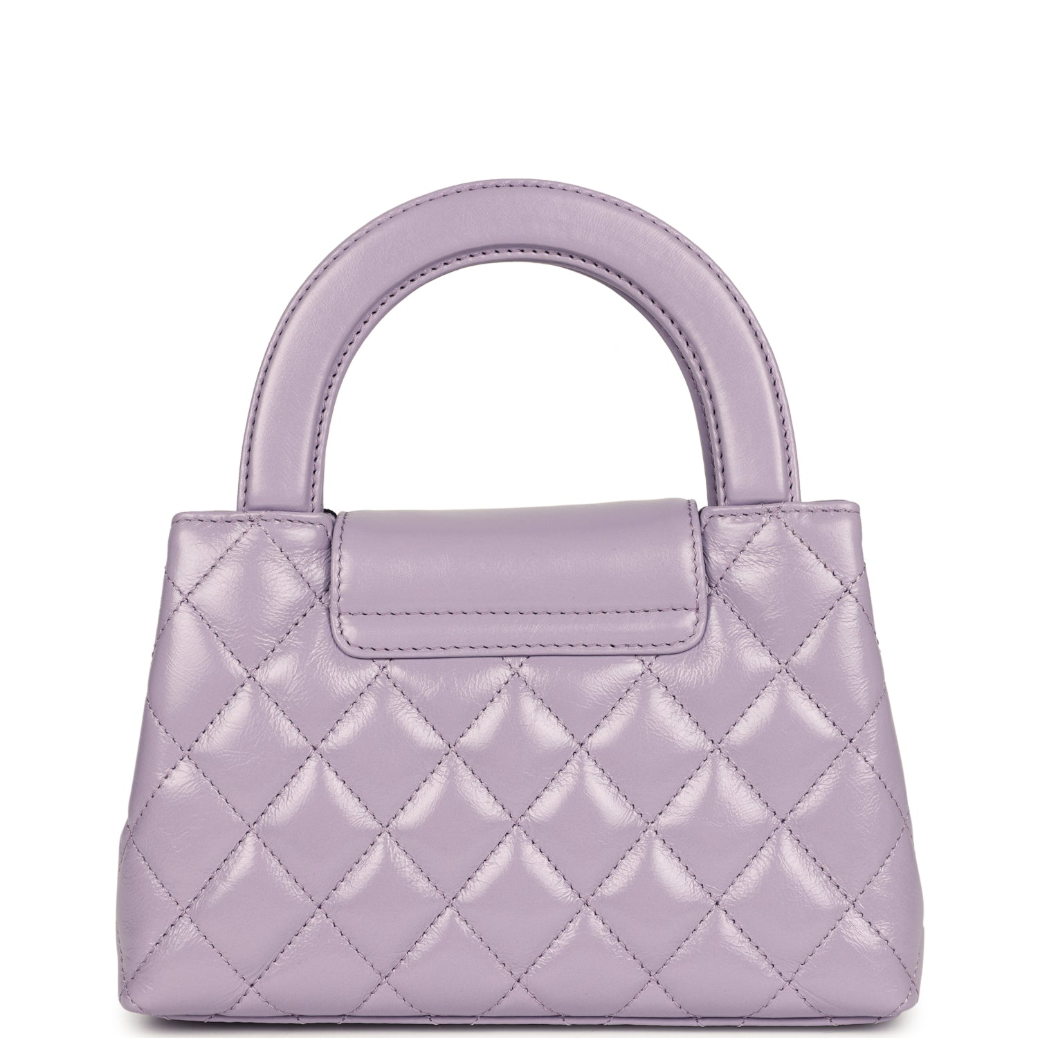 Chanel Small Kelly Shopper Light Purple Shiny Aged Calfskin Brushed Go ...