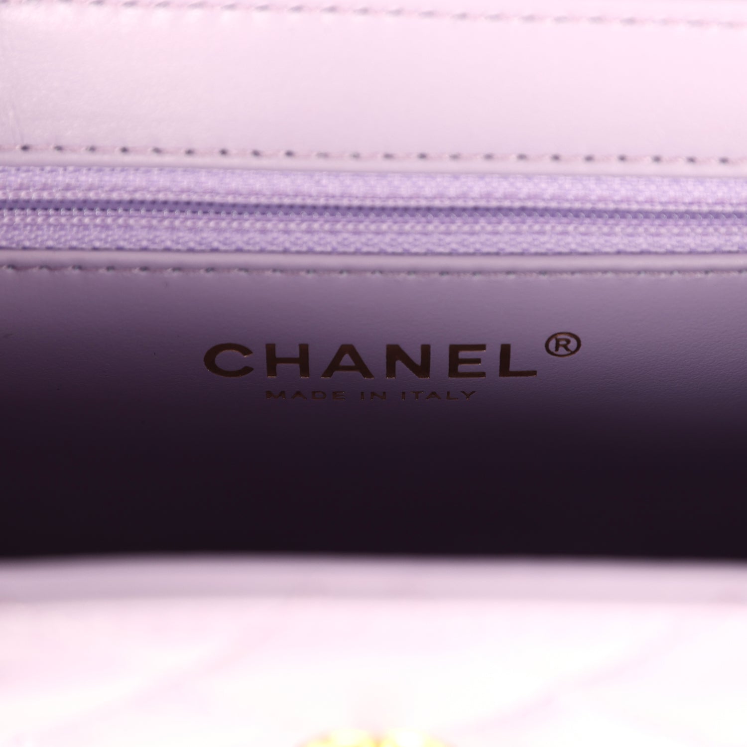 CHANEL 25S MINI SHOPPING BAG 23 IN LIGHT PURPLE CALFSKIN