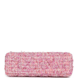 Chanel Small Kelly Shopper Pink Tweed Brushed Gold Hardware