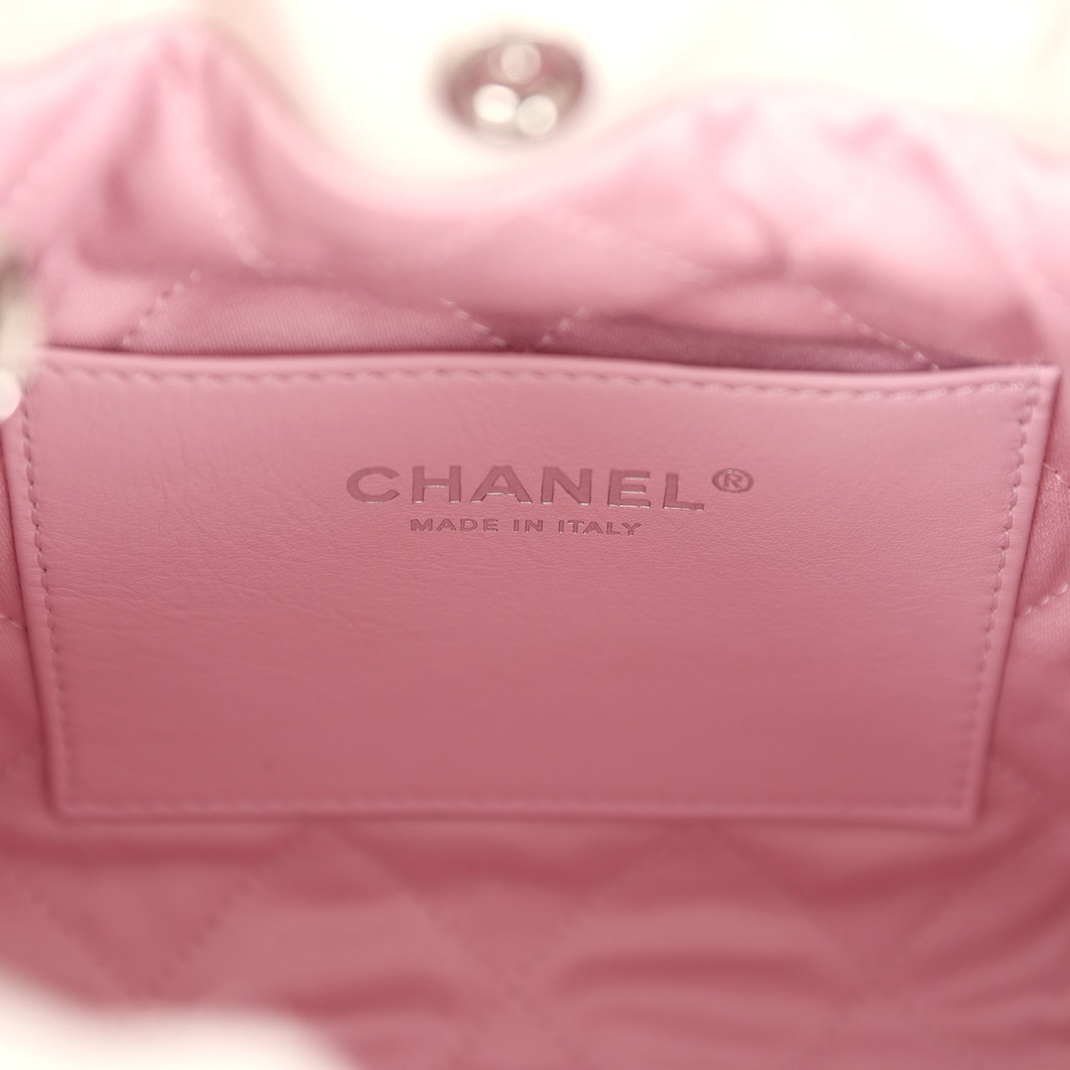 Chanel Mini 22 Bag Pink and White Ombre Calfskin Light Gold Hardware ...