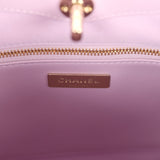 Chanel Large 31 Shopper Light Purple Shiny Lambskin Light Gold Hardware