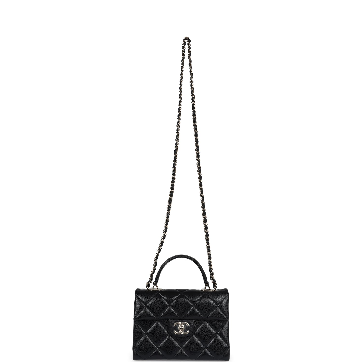 Red, small, square top-handle handbag main image 0