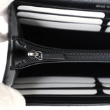 Chanel Boy Long Flap Wallet Black Caviar Aged Ruthenium Hardware