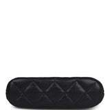 Chanel Small Clutch with Chain Black Caviar Gold Hardware