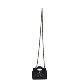 Chanel Micro 31 Shopper Black Shiny Lambskin Light Gold Hardware