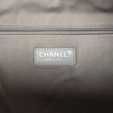 Pre-owned Chanel Graffiti Backpack Grey Multicolored Canvas Silver Hardware