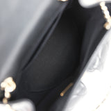 Chanel Medium Cargo Duma Backpack Black Shiny Grained Calfskin Light Gold Hardware