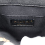 Chanel Medium Cargo Duma Backpack Black Shiny Grained Calfskin Light Gold Hardware