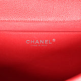 Chanel Clutch with Chain Bag Red Caviar Silver Hardware - Deposit