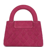 Chanel Small Kelly Shopper Pink Washed Denim Brushed Gold Hardware