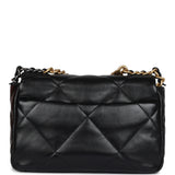 Chanel Medium 19 Flap Bag Black Lambskin Mixed Metal Hardware