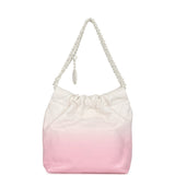 Chanel Mini 22 Bag Pink and White Ombre Calfskin Lacquered Metal Hardware