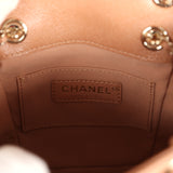 Chanel Small Duma Backpack Dark Beige Caviar Light Gold Hardware