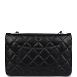 Chanel Medium Trendy CC Flap Bag Black Lambskin Light Gold Hardware