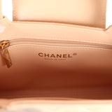 Chanel Small Kelly Shopper Beige Shiny Aged Calfskin Brushed Gold Hardware