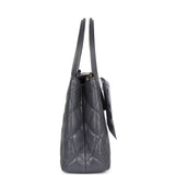 Chanel Small Kelly Shopper Dark Grey Shiny Aged Calfskin Brushed Gold Hardware - Thumbnail View 4
