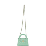 Chanel Small Kelly Shopper Light Green Shiny Aged Calfskin Brushed Gold Hardware