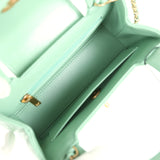 Chanel Small Kelly Shopper Light Green Shiny Aged Calfskin Brushed Gold Hardware - Thumbnail View 8