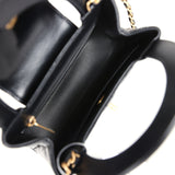 Chanel Small Kelly Shopper Black Shiny Aged Calfskin Brushed Gold Hardware