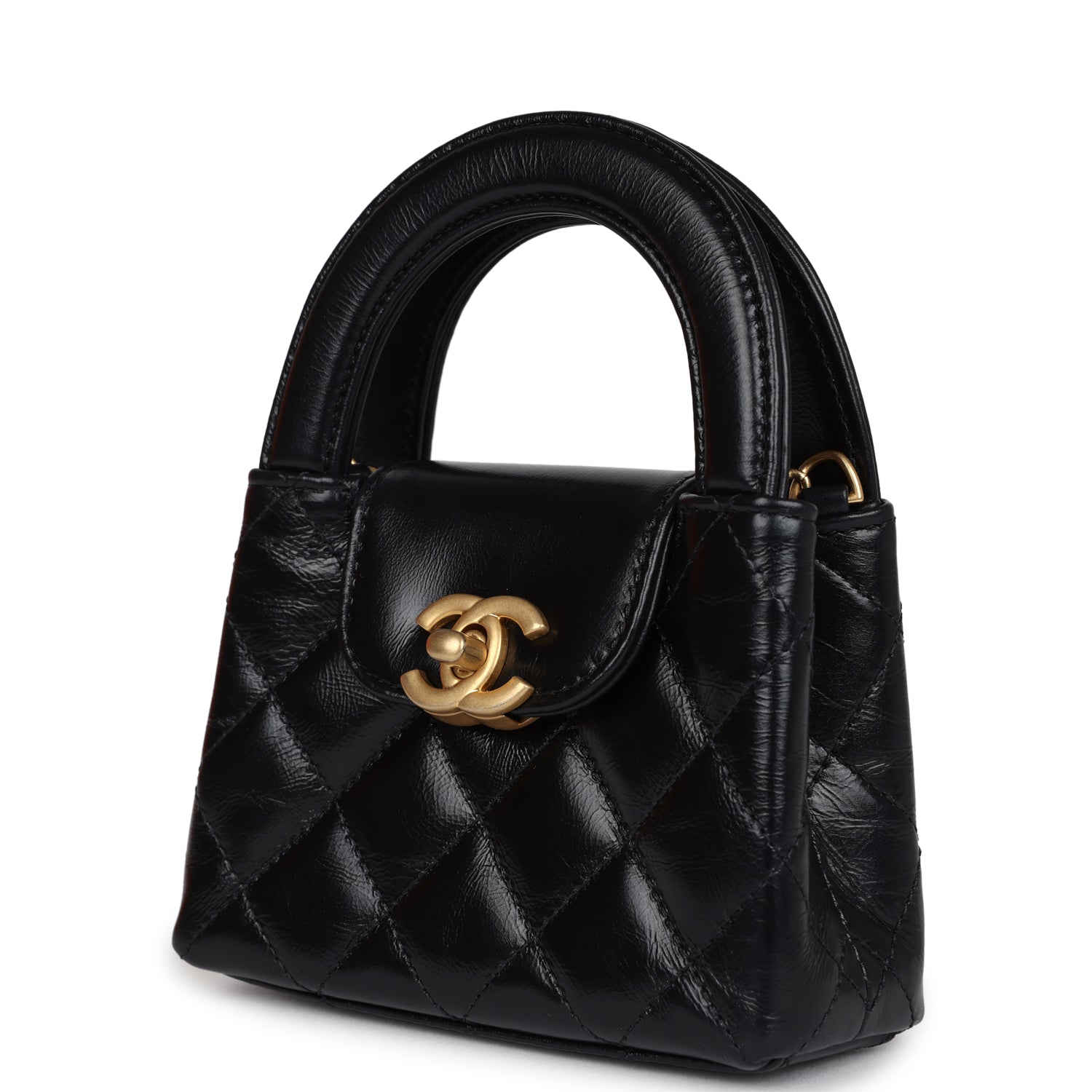 cc 24a nano 19cm kelly shopper bag steel blue lambskin main image 1