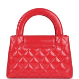 Chanel Small Kelly Shopper Dark Red Shiny Aged Calfskin Brushed Gold Hardware