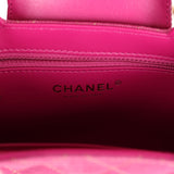 Chanel Small Kelly Shopper Pink Washed Denim Brushed Gold Hardware