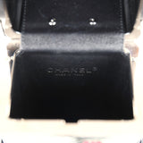 Pre-owned Chanel Limited Edition Robot Minaudière Bag Black Plexiglass and Crystals Ruthenium Hardware